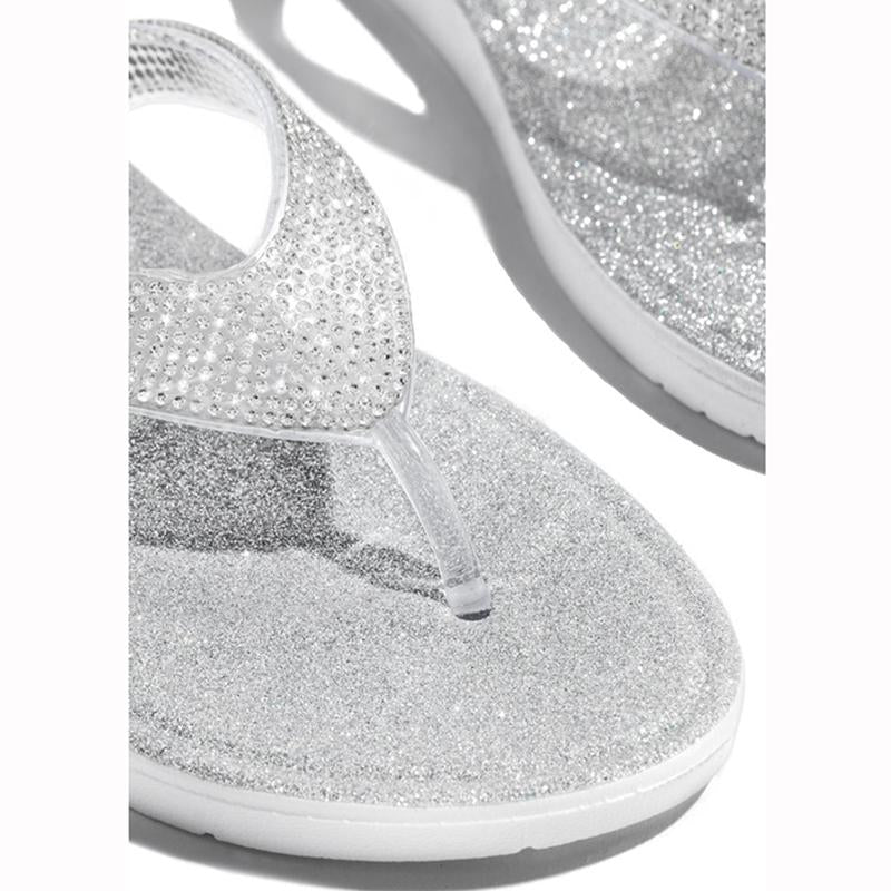 Bright Diamond Casual Shiny Bling Crystal Decoration Sandals