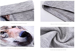 Men's 3D Sexy Fashionable Wolf Animal Boxer Briefs