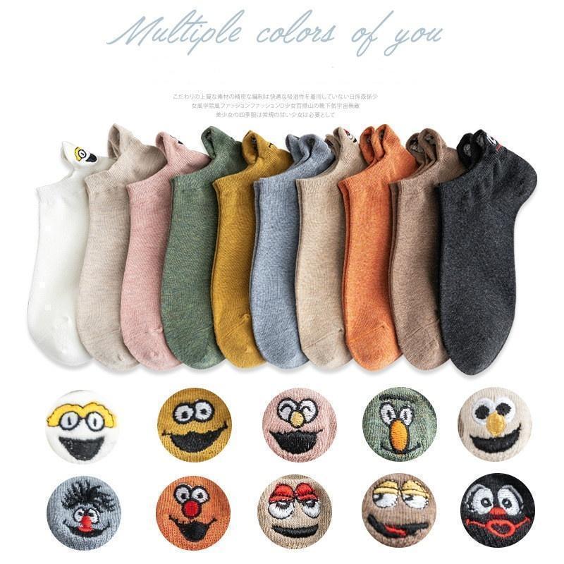 '-Hot Sale - Embroidered Cartoon Women Socks