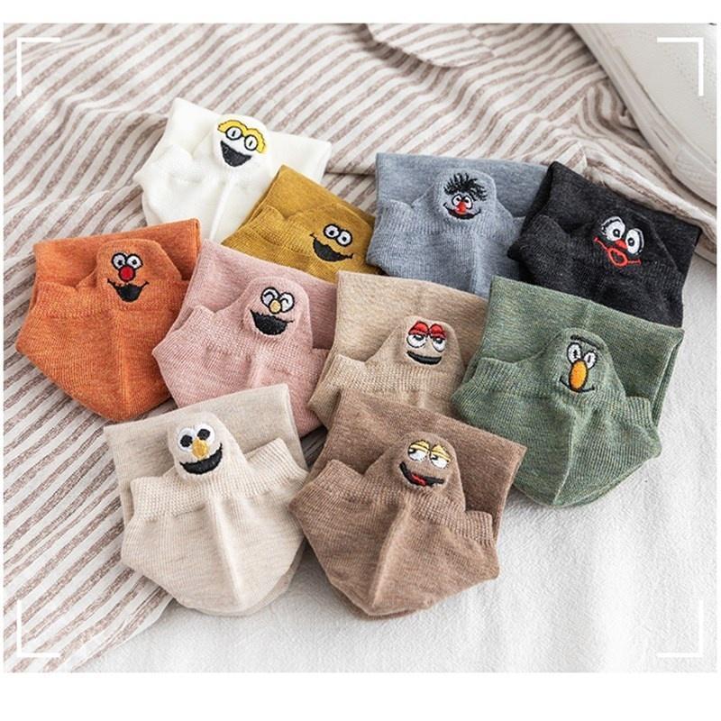 '-Hot Sale - Embroidered Cartoon Women Socks
