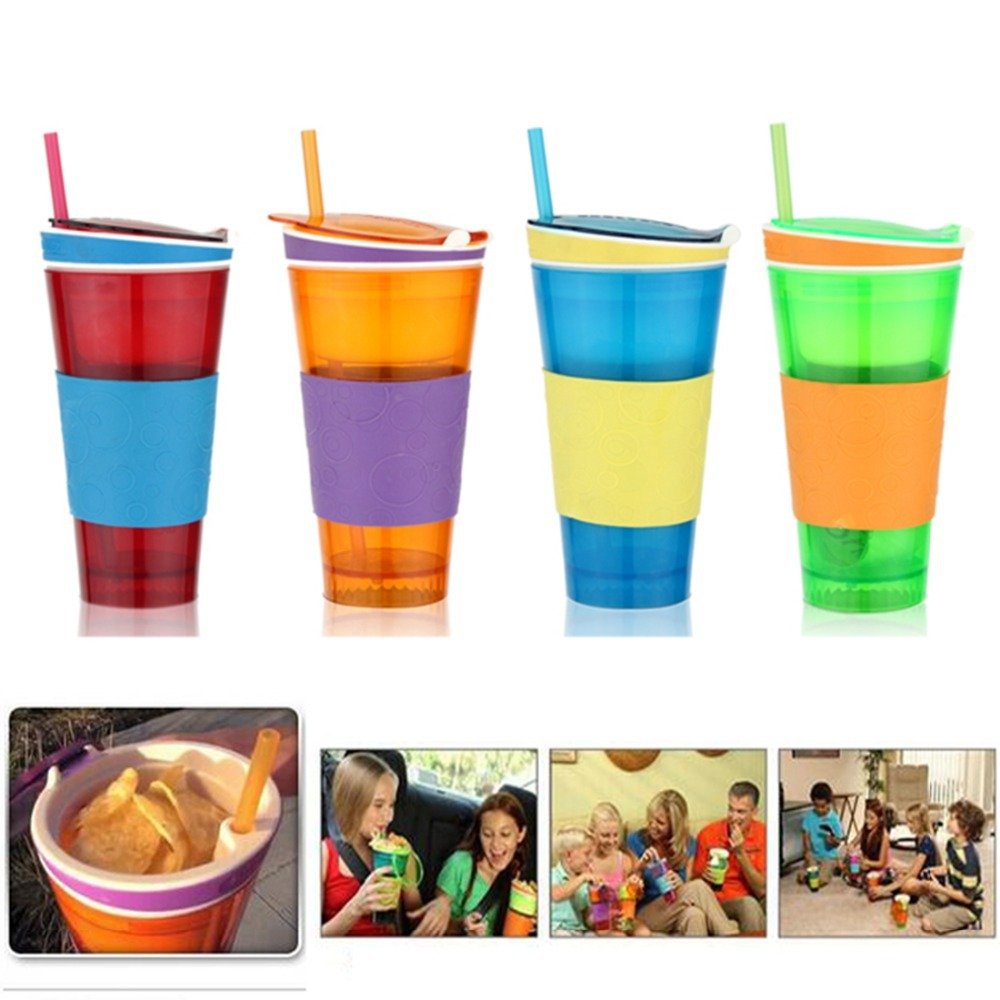 2 in 1 Snack & Drink Cup