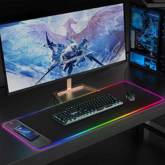 RGB Wireless 10w/15w Charging Oversized Mouse Pad