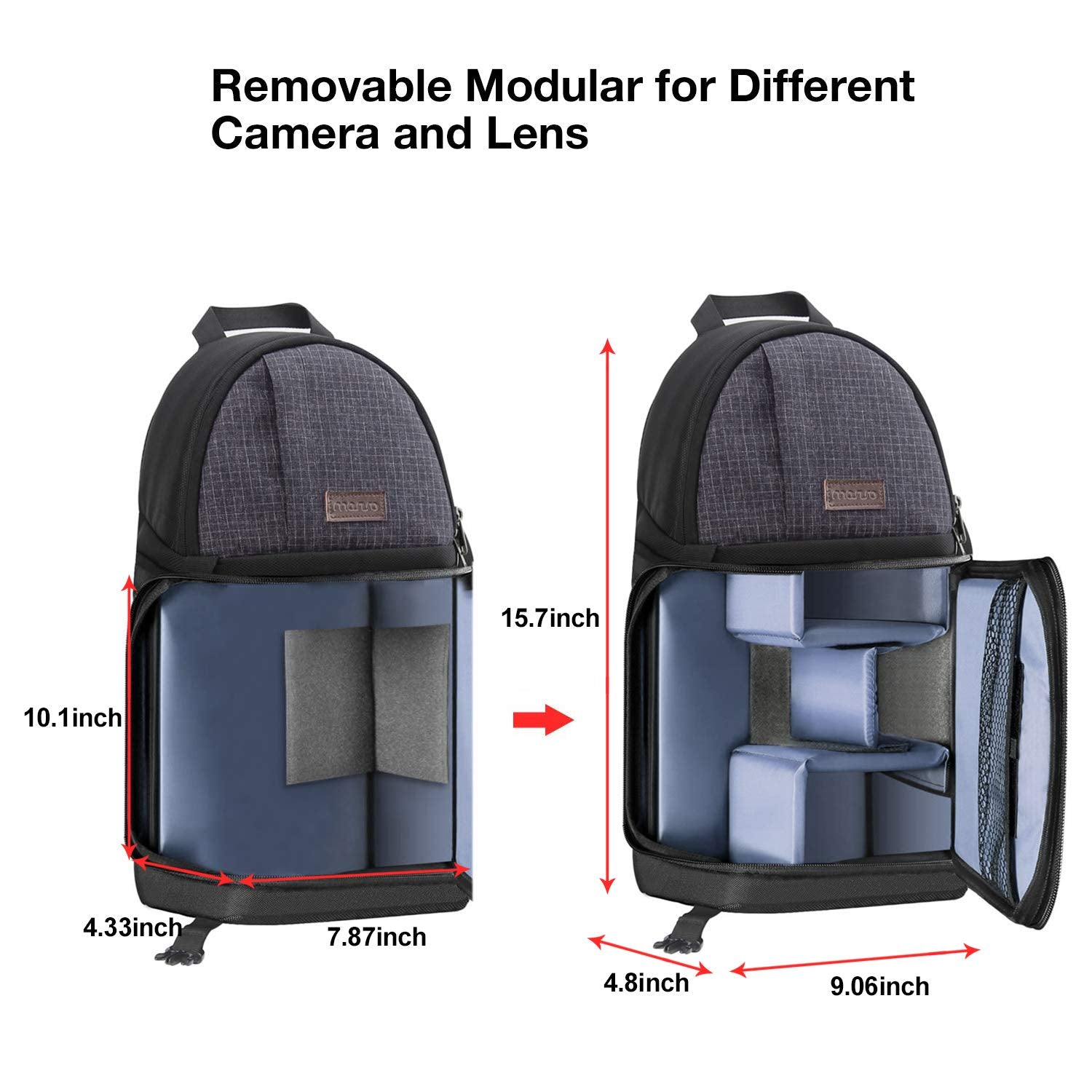 Water Repellent Shockproof Photography Camera Backpack