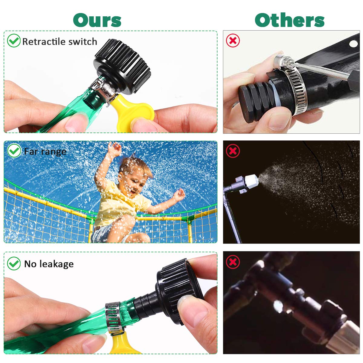 Trampoline sprinklers Waterpark