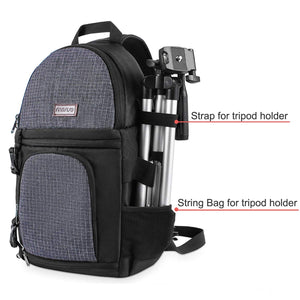 Water Repellent Shockproof Photography Camera Backpack