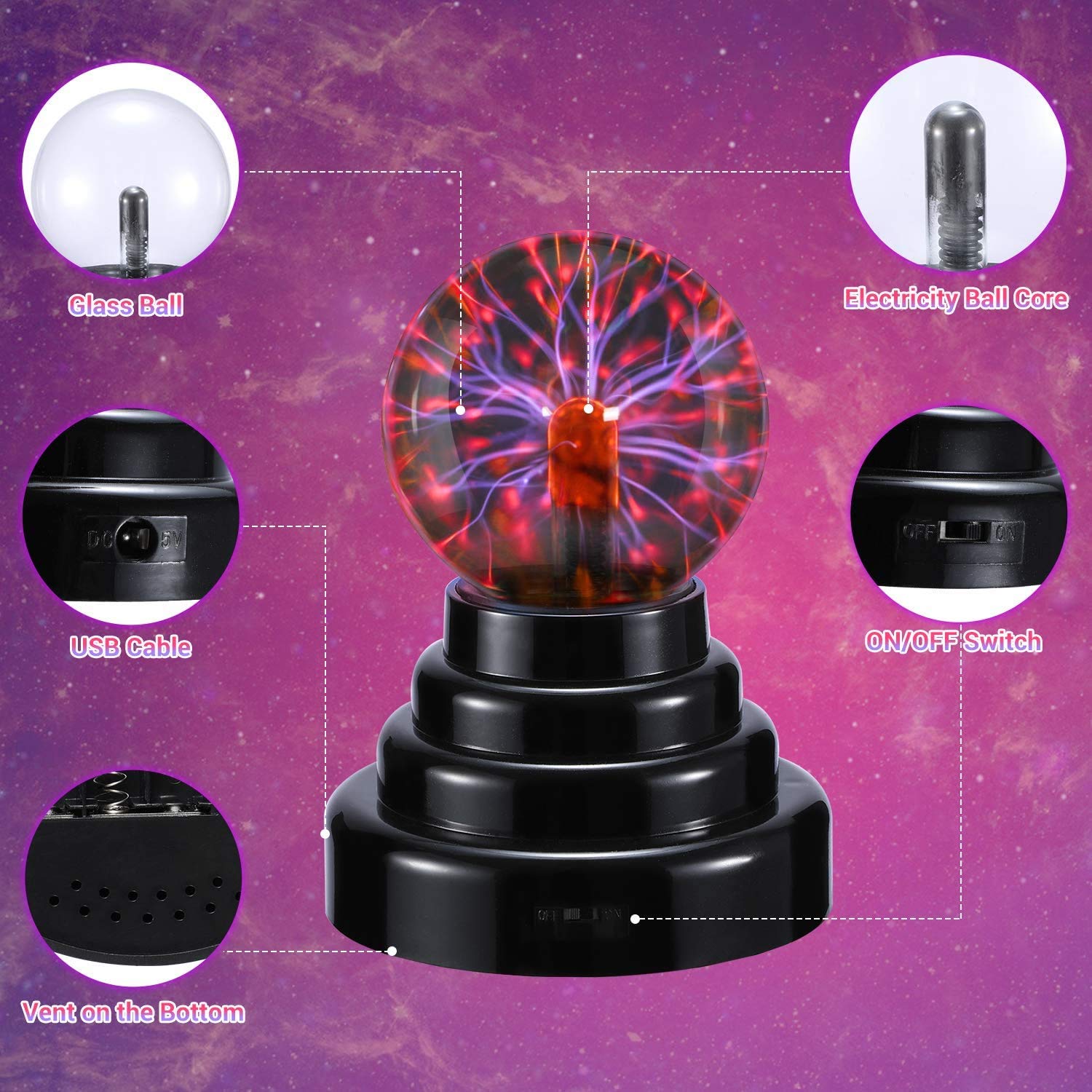 Plasma Globe Electric Ball