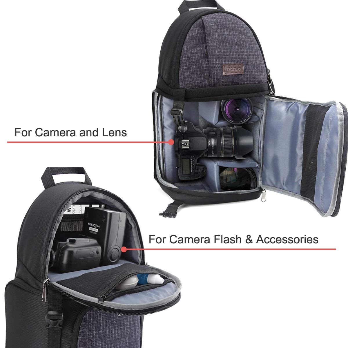 Water Repellent Shockproof Photography Camera Backpack
