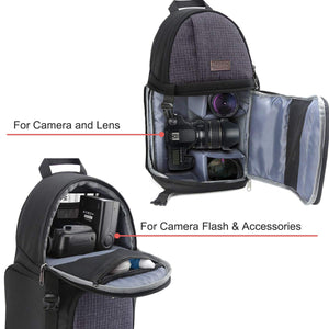 Water Repellent Shockproof Photography Camera Backpack