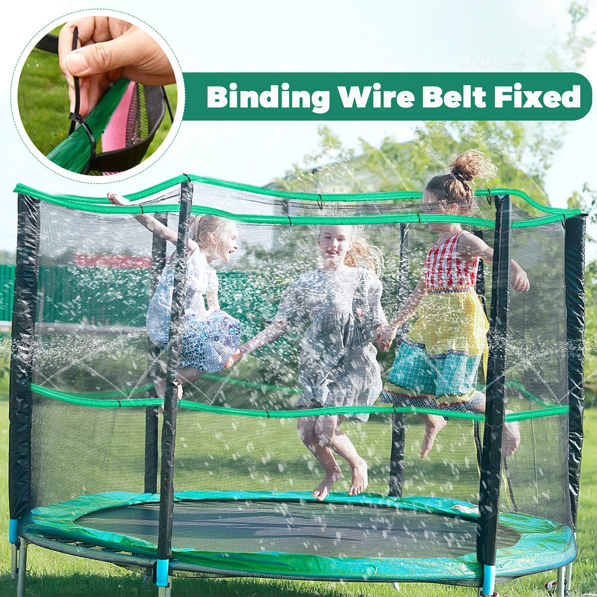 Trampoline sprinklers Waterpark