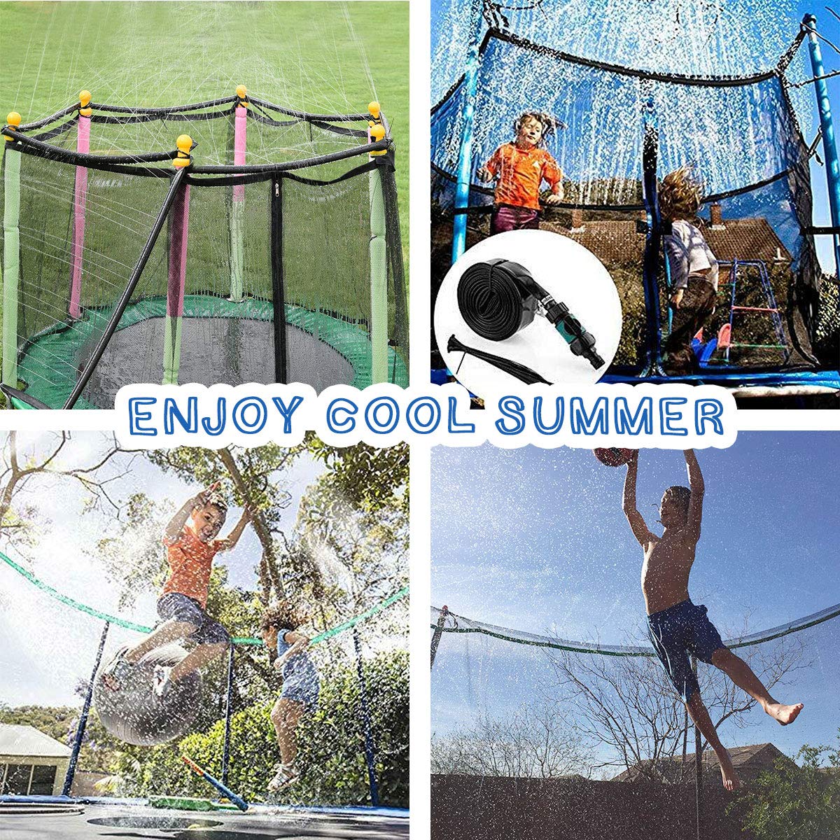 Trampoline sprinklers Waterpark