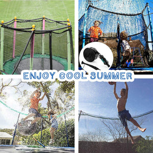 Trampoline sprinklers Waterpark
