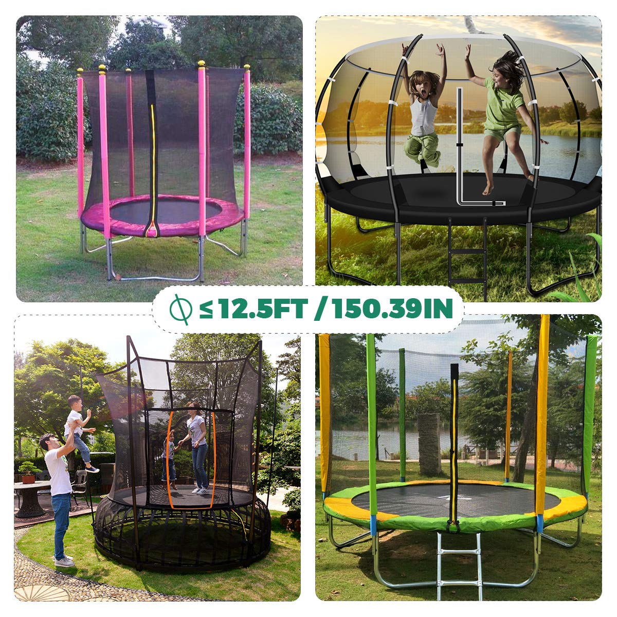 Trampoline sprinklers Waterpark