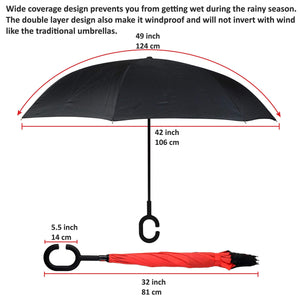 Reverse Folding Umbrella