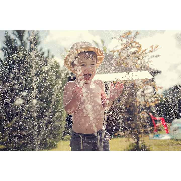 Trampoline sprinklers Waterpark