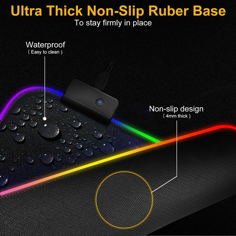 RGB Wireless 10w/15w Charging Oversized Mouse Pad