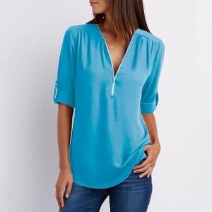 Casual V Neck T-shirt