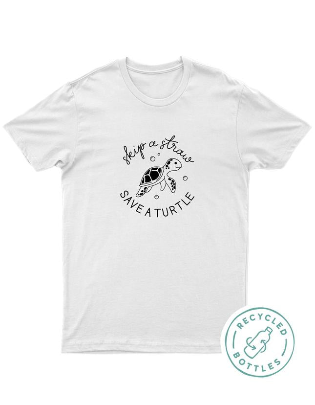 Skip a Straw Save a Turtle Eco Tee
