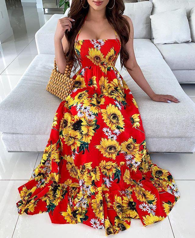 The “Red” SunFlower Dress