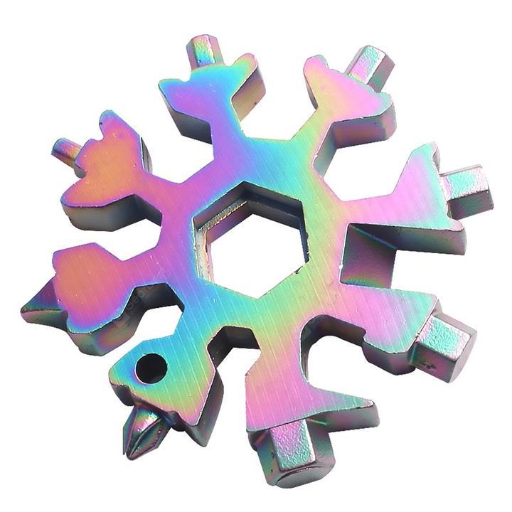 18-in-1 stainless steel snowflakes multi-tool
