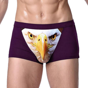 Men's 3D Sexy Fashionable Wolf Animal Boxer Briefs