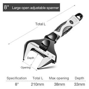 Adjustable Wrench Stainless Steel