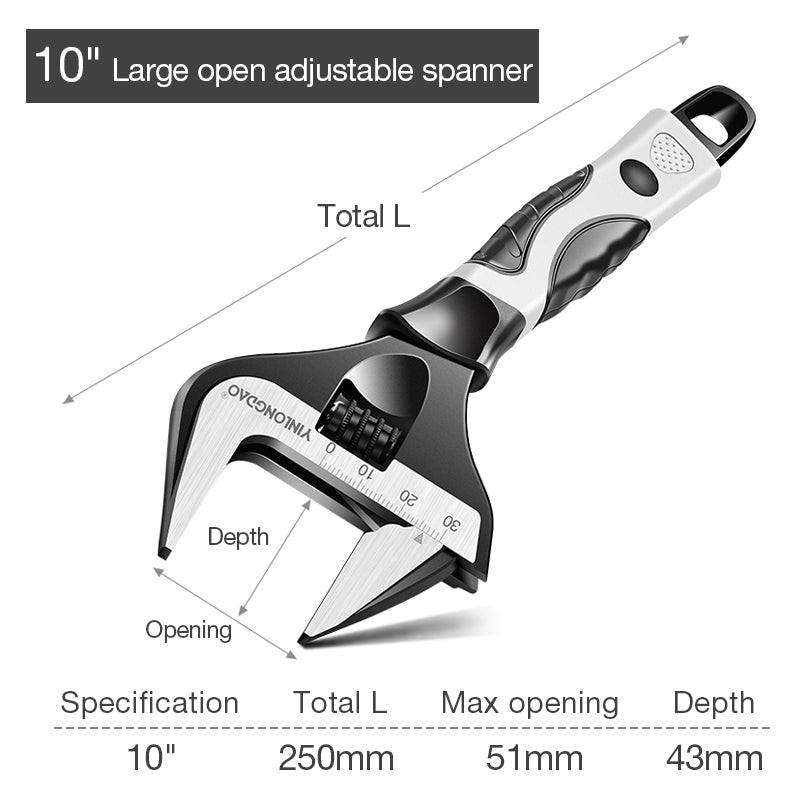Adjustable Wrench Stainless Steel