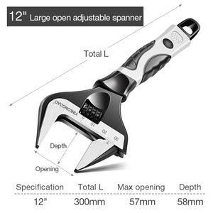 Adjustable Wrench Stainless Steel