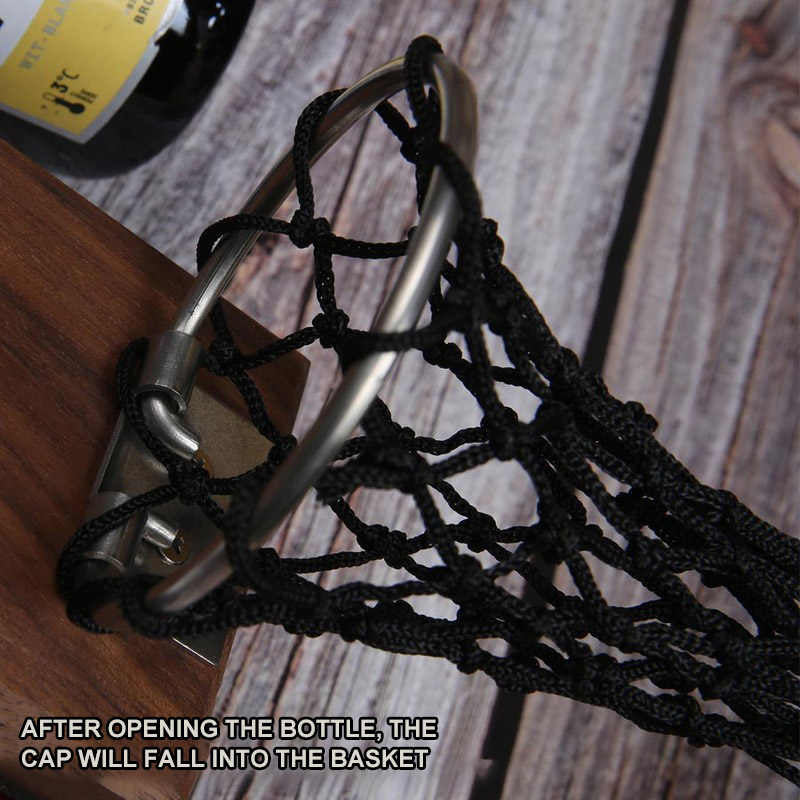 Wall Mounted Basketball Shot Bottle Opener