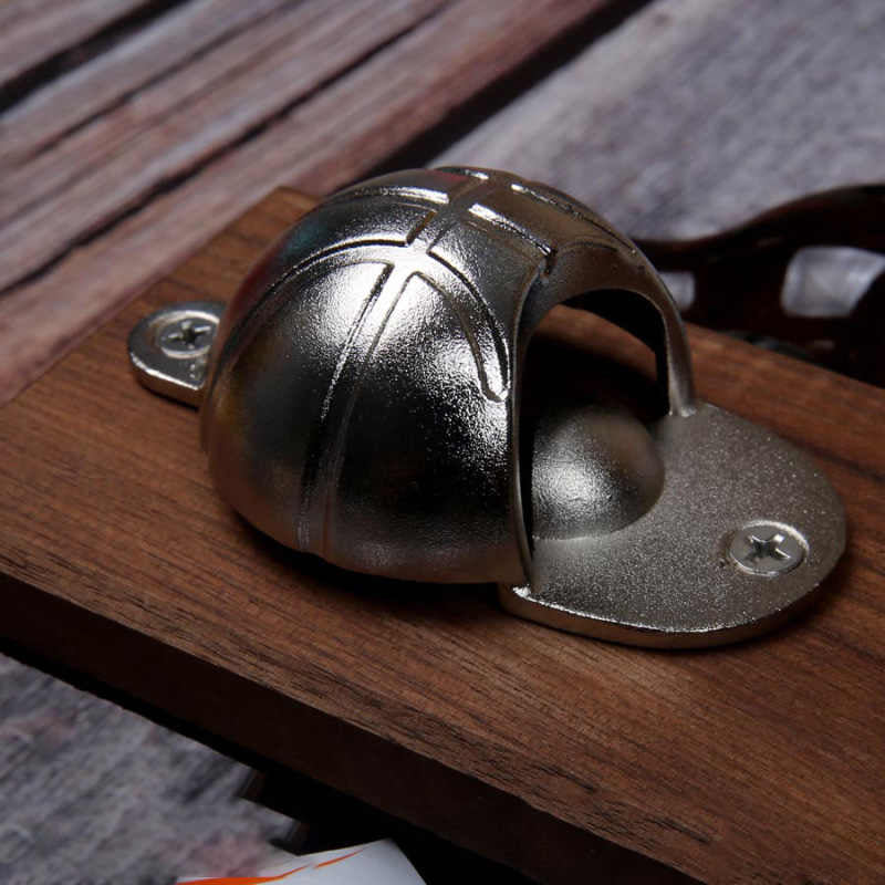 Wall Mounted Basketball Shot Bottle Opener