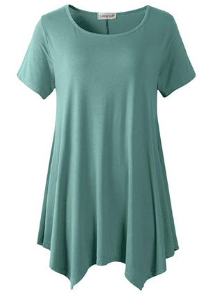 Loose fit comfortable panel T-shirt