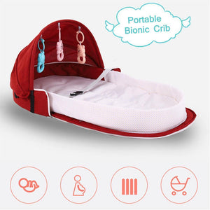 2 in 1 Portable Baby Crib Bag