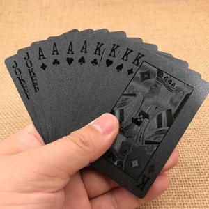 24K Black Diamond Playing Card
