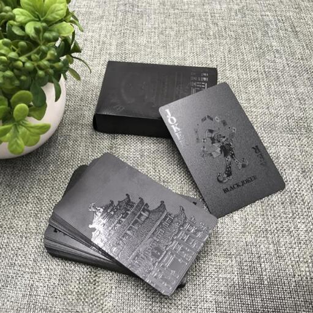 24K Black Diamond Playing Card