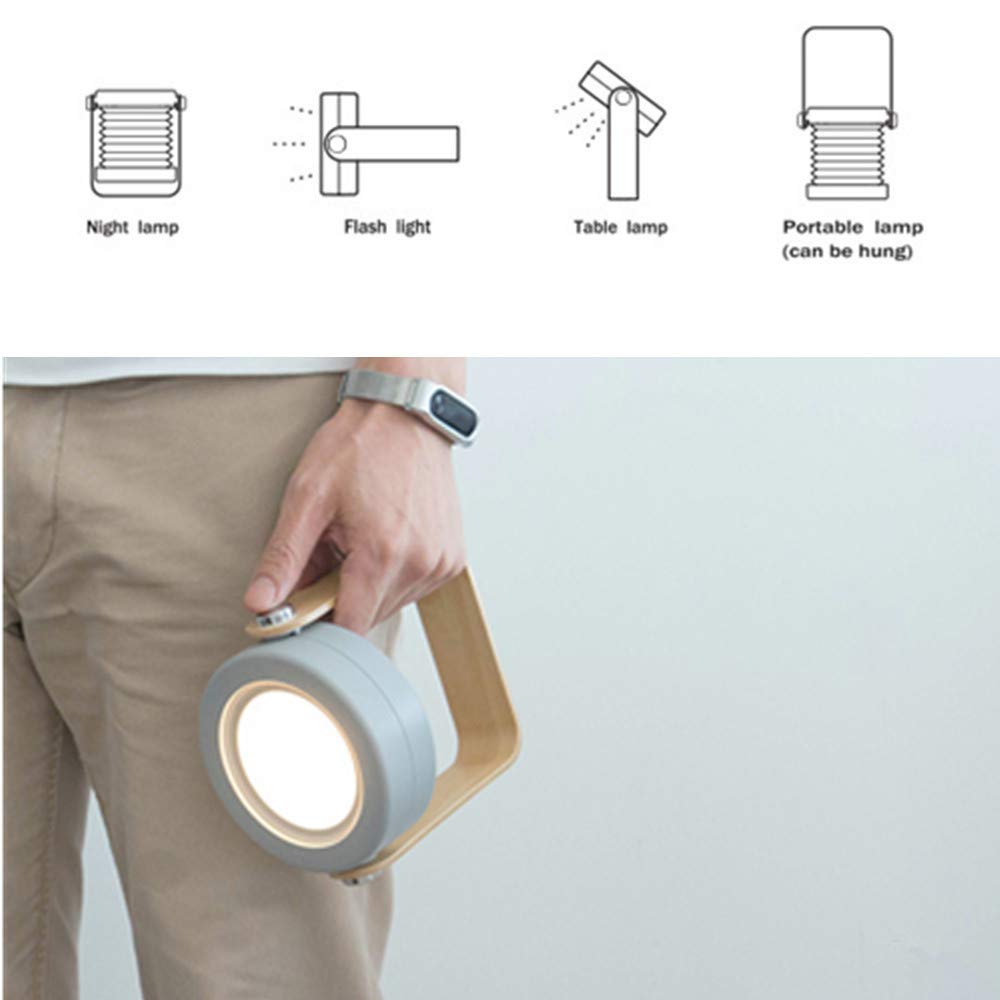 Foldable Touch Dimmable Reading LED Night Light