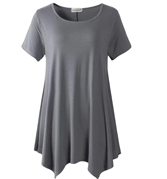 Loose fit comfortable panel T-shirt
