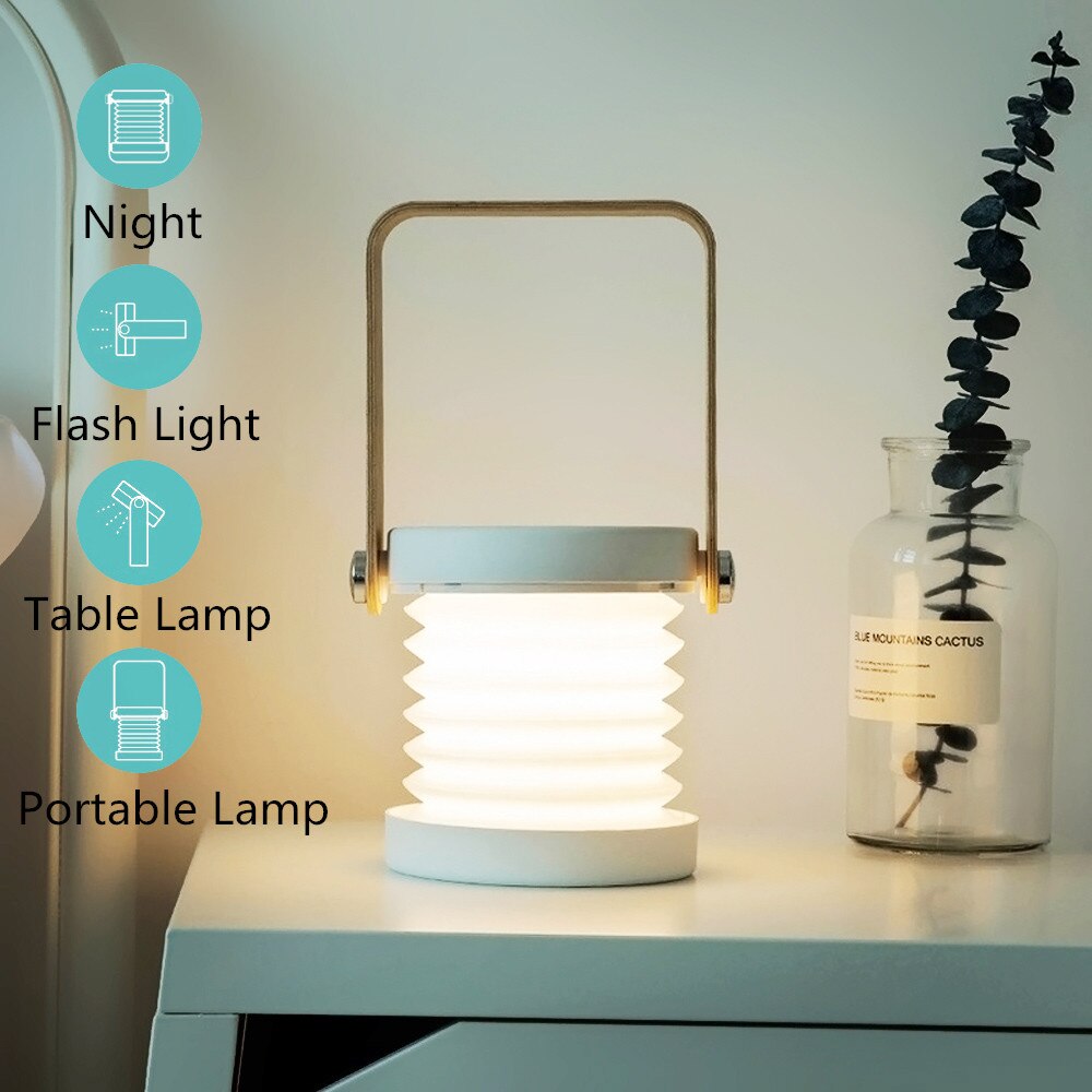 Foldable Touch Dimmable Reading LED Night Light