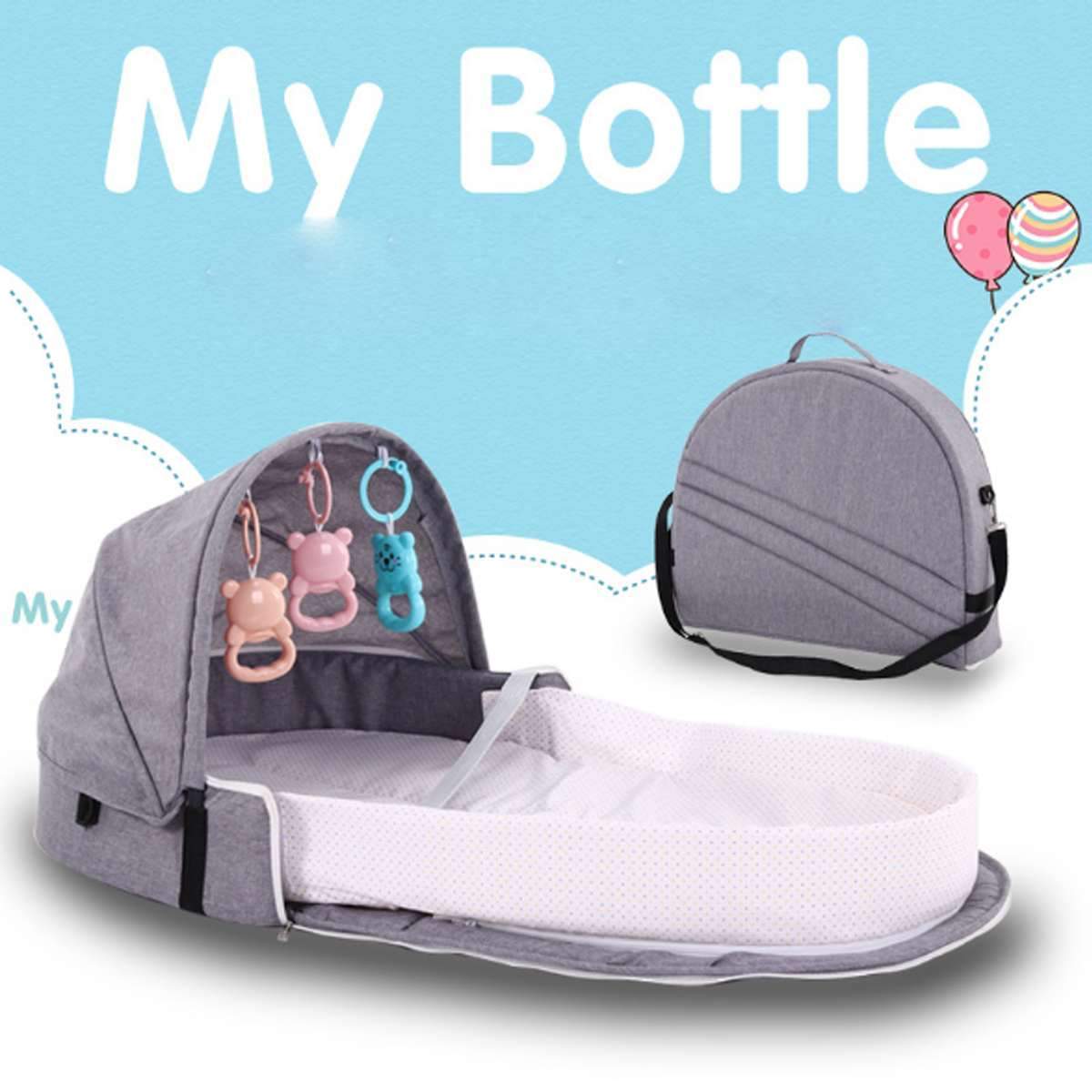 2 in 1 Portable Baby Crib Bag