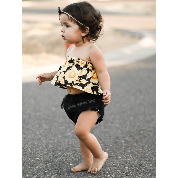 Black and Yellow Sunflower 3pcs Set