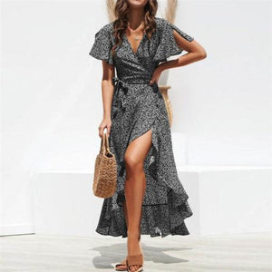 Bohemian Ruffle Dress