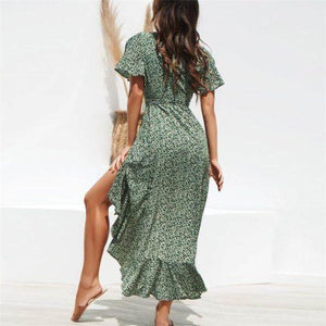 Bohemian Ruffle Dress