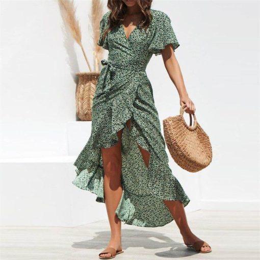 Bohemian Ruffle Dress
