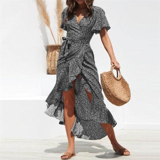 Bohemian Ruffle Dress
