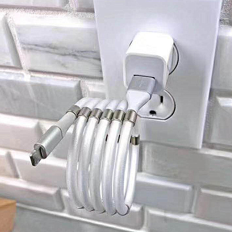 Magnetic Self Winding USB Charging Cable for All Smartphone