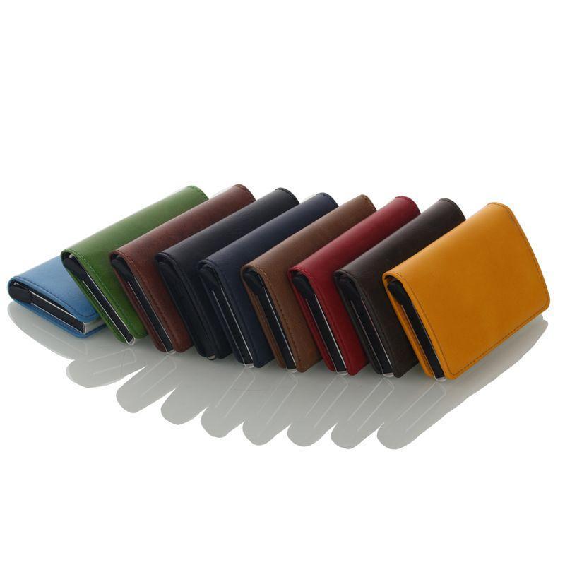 Leather RFID Secure Cash and Cards Wallet - Holds lots of cards and cash