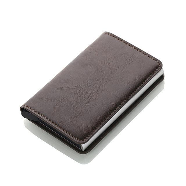 Leather RFID Secure Cash and Cards Wallet - Holds lots of cards and cash