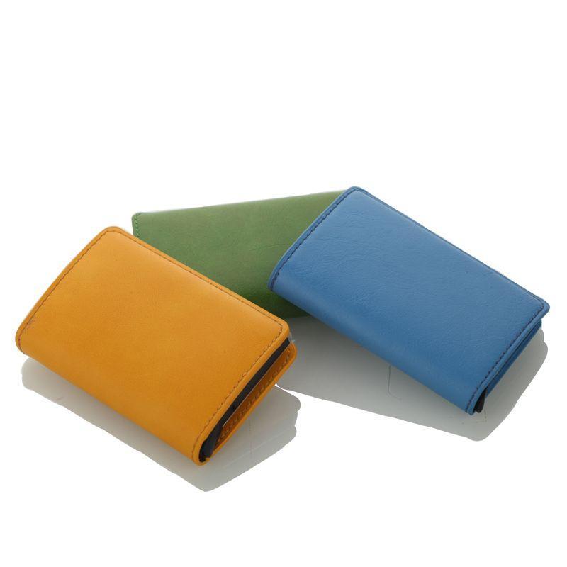 Leather RFID Secure Cash and Cards Wallet - Holds lots of cards and cash