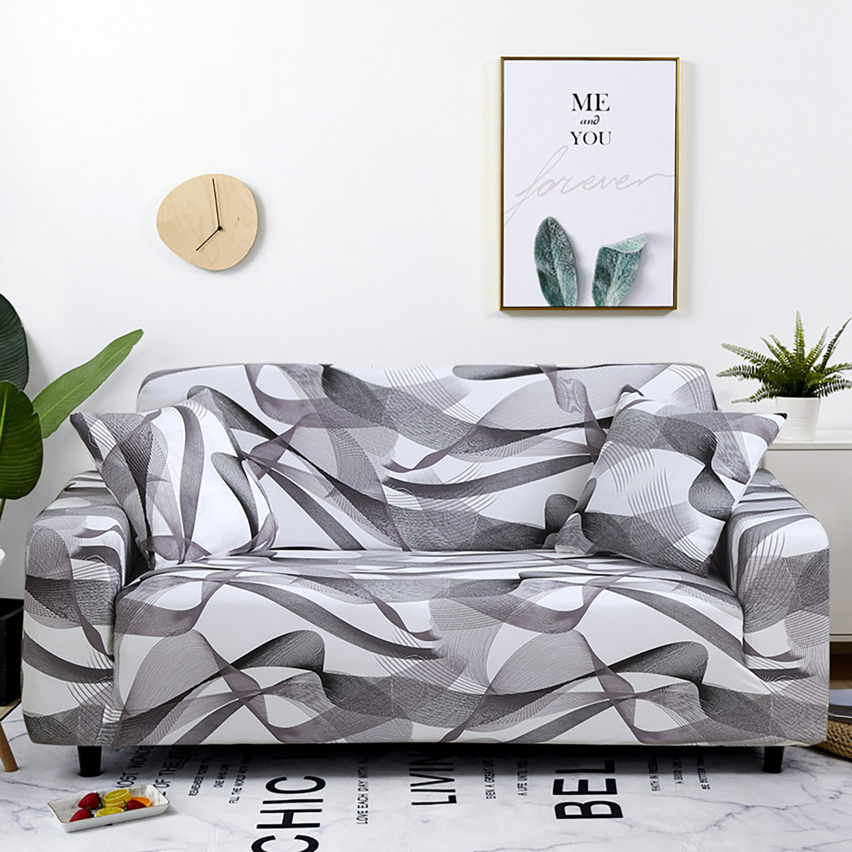 Dulloo™ Geometric/Abstract Premium Sofa Cover