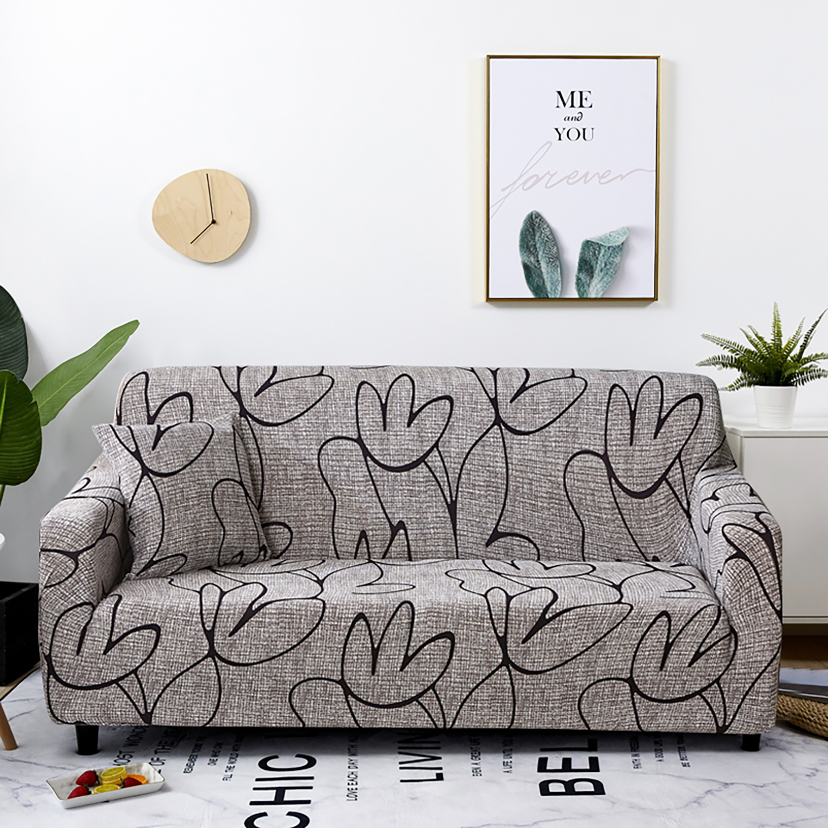 Dulloo™ Geometric/Abstract Premium Sofa Cover