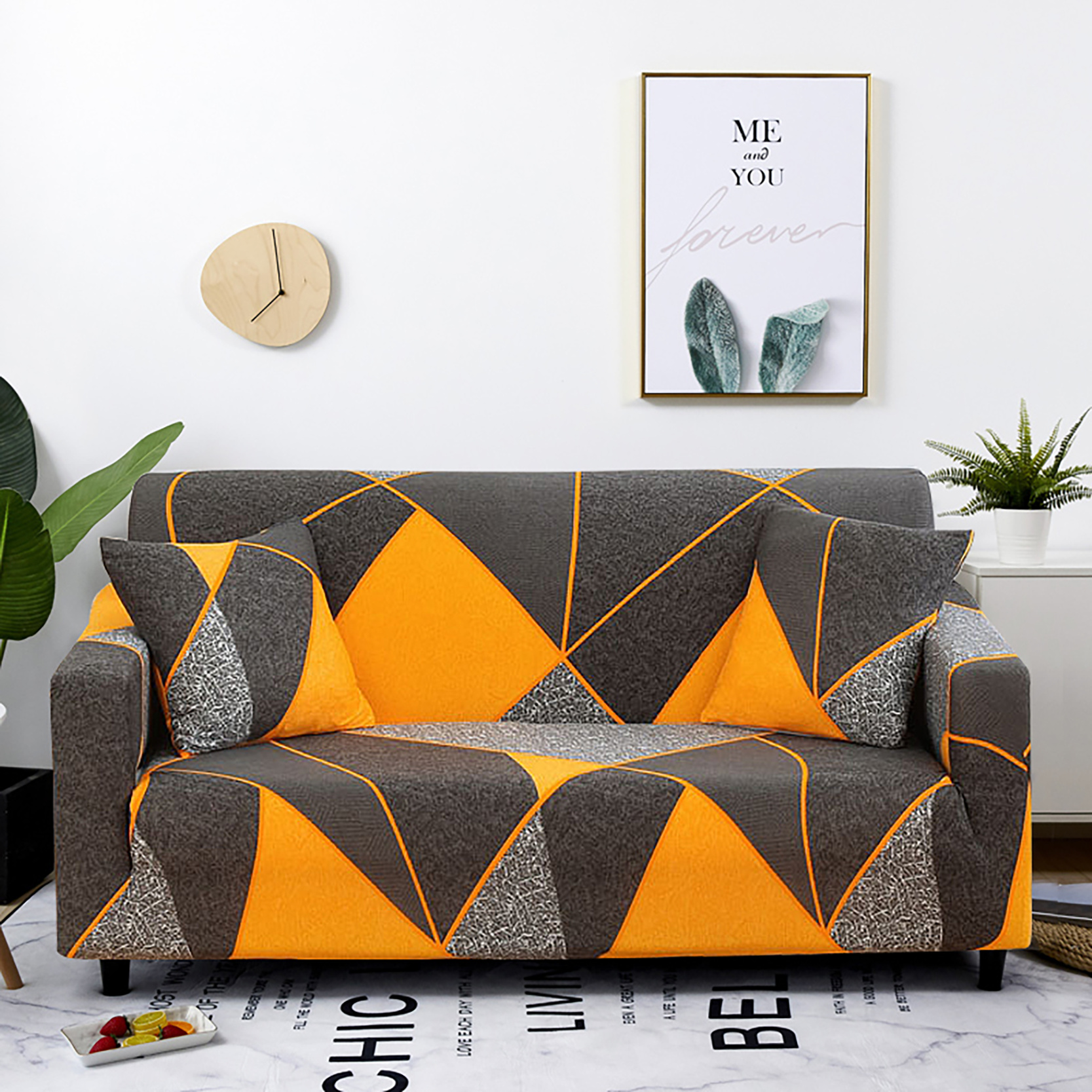 Dulloo™ Geometric/Abstract Premium Sofa Cover