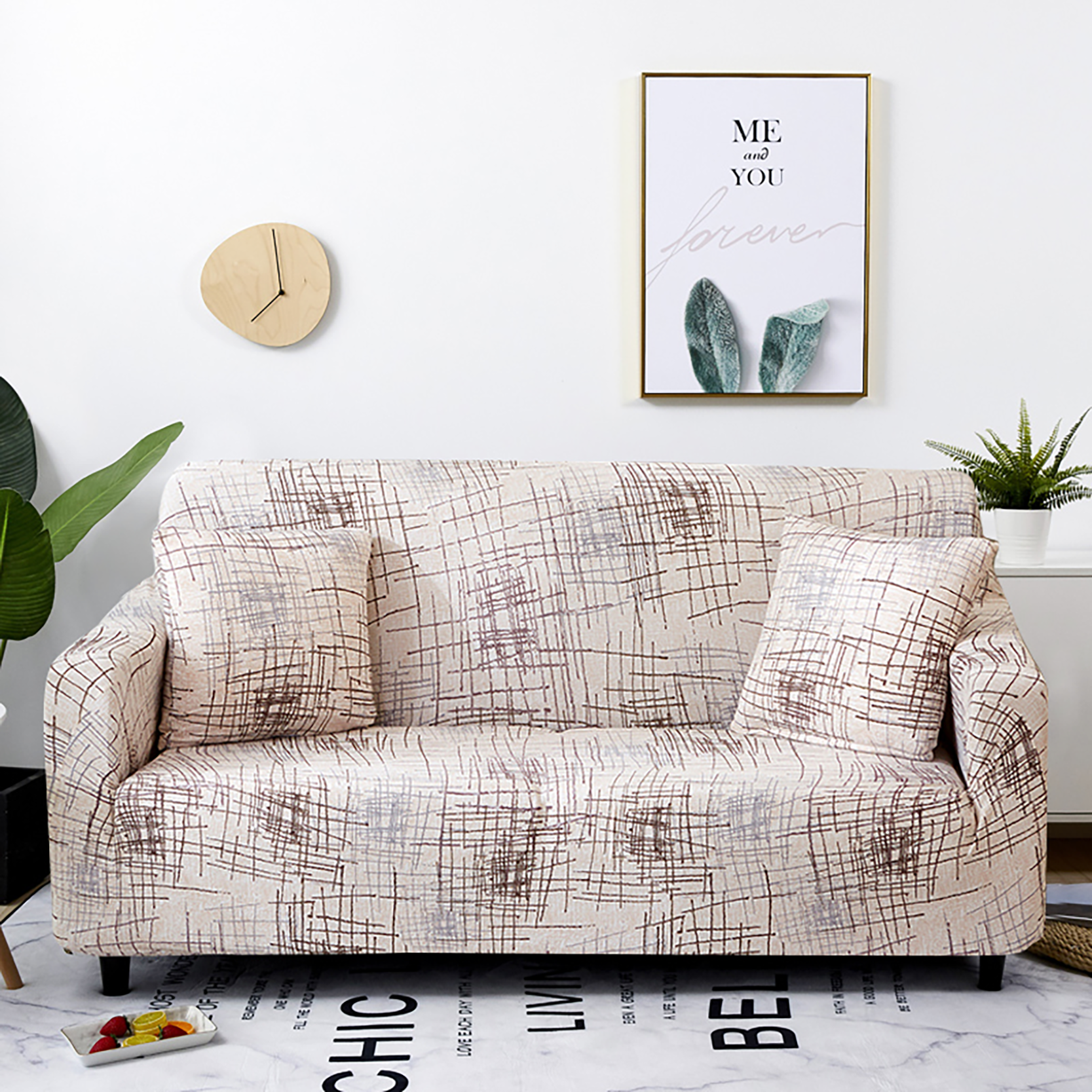 Dulloo™ Geometric/Abstract Premium Sofa Cover